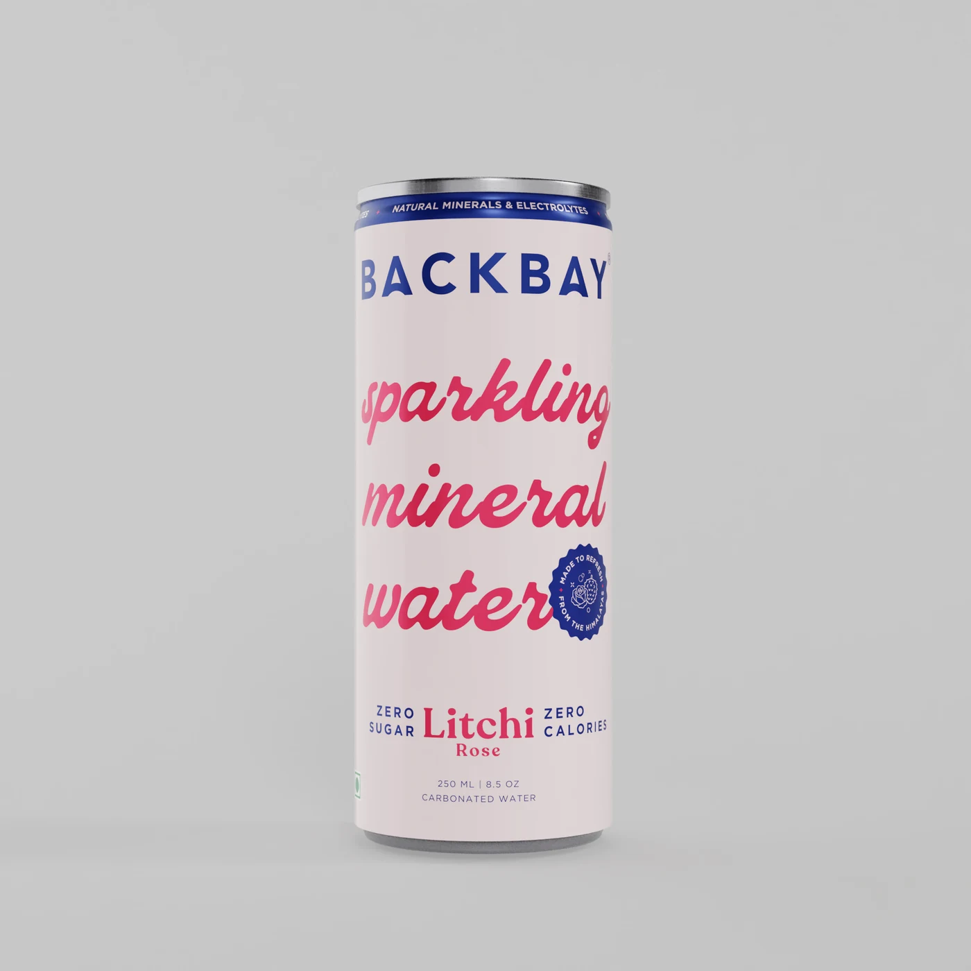Backbay Sparkling Water, Litchi Rose