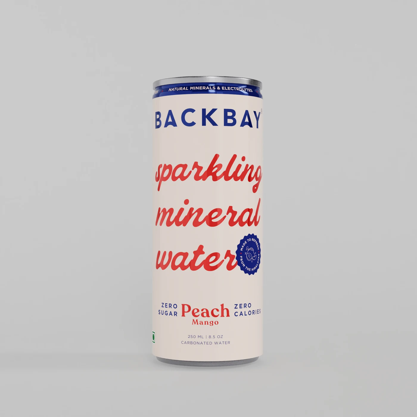 Backbay Sparkling Water, Peach Mango