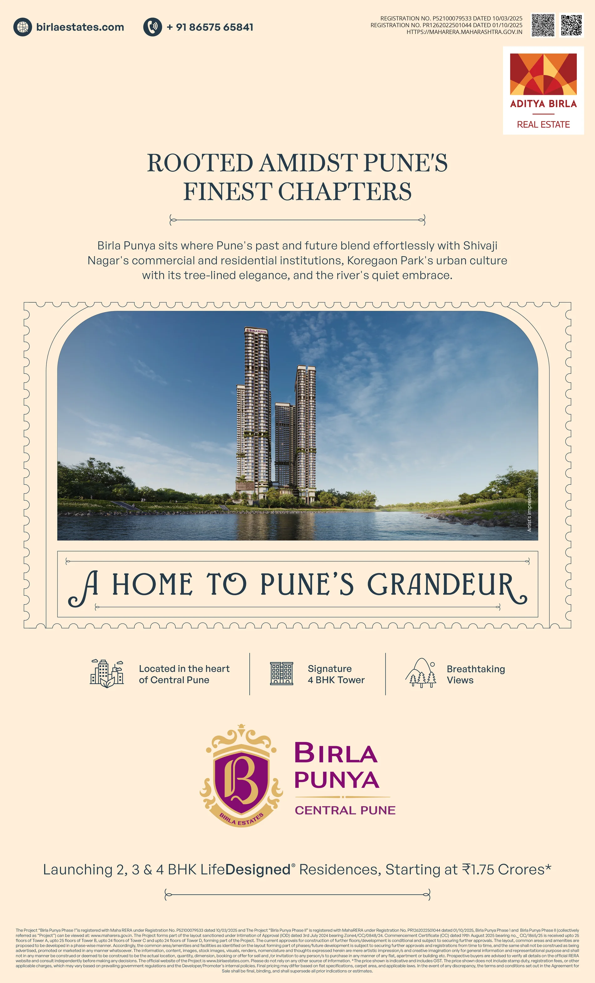 Birla Estates render mailer 02