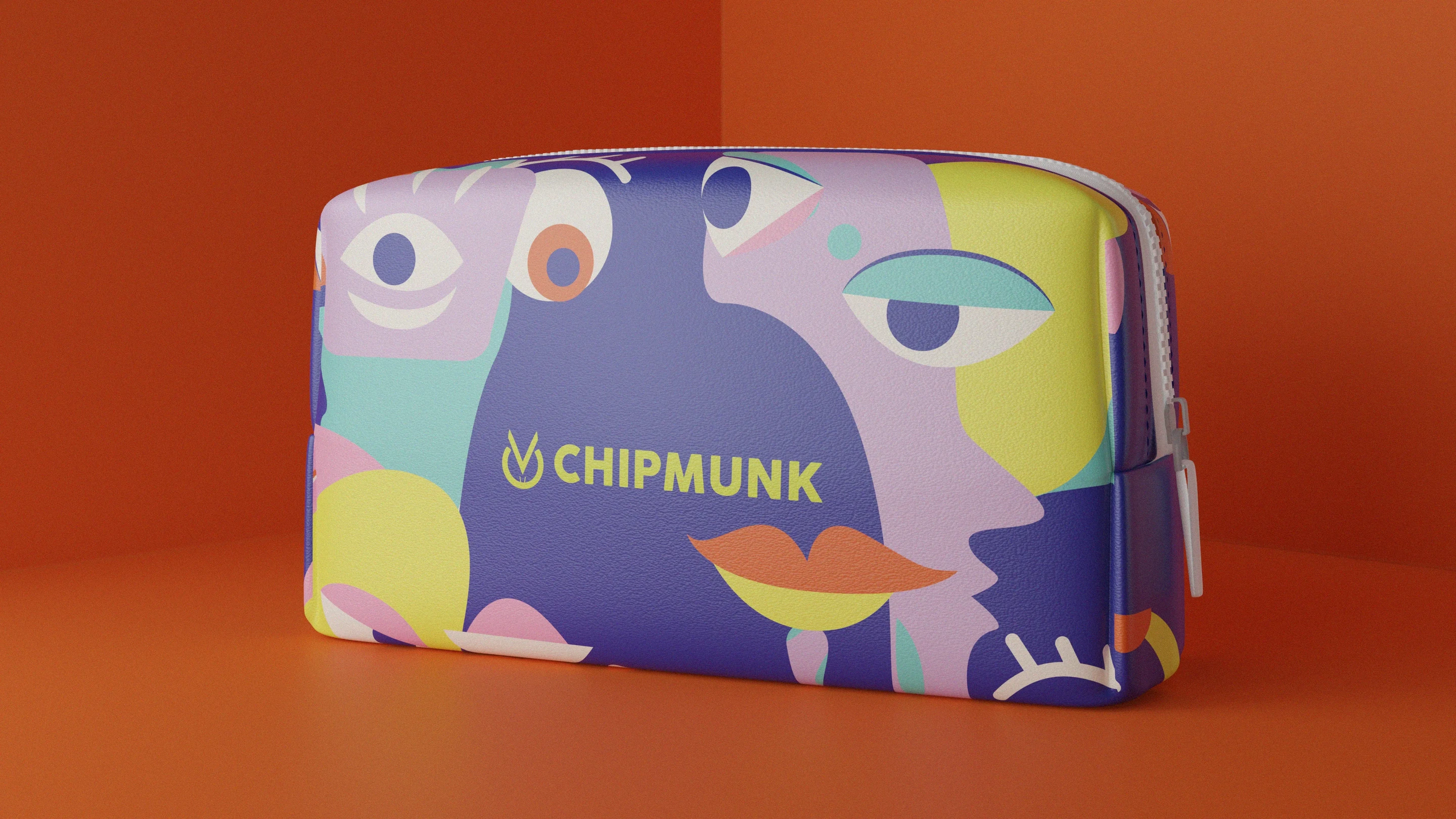 Chipmunk conscious makeup packaging