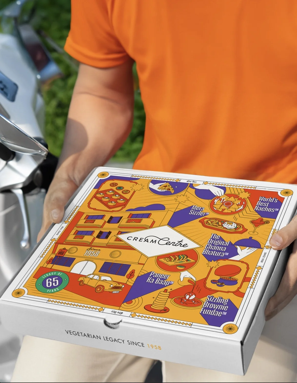 Cream Centre identity system