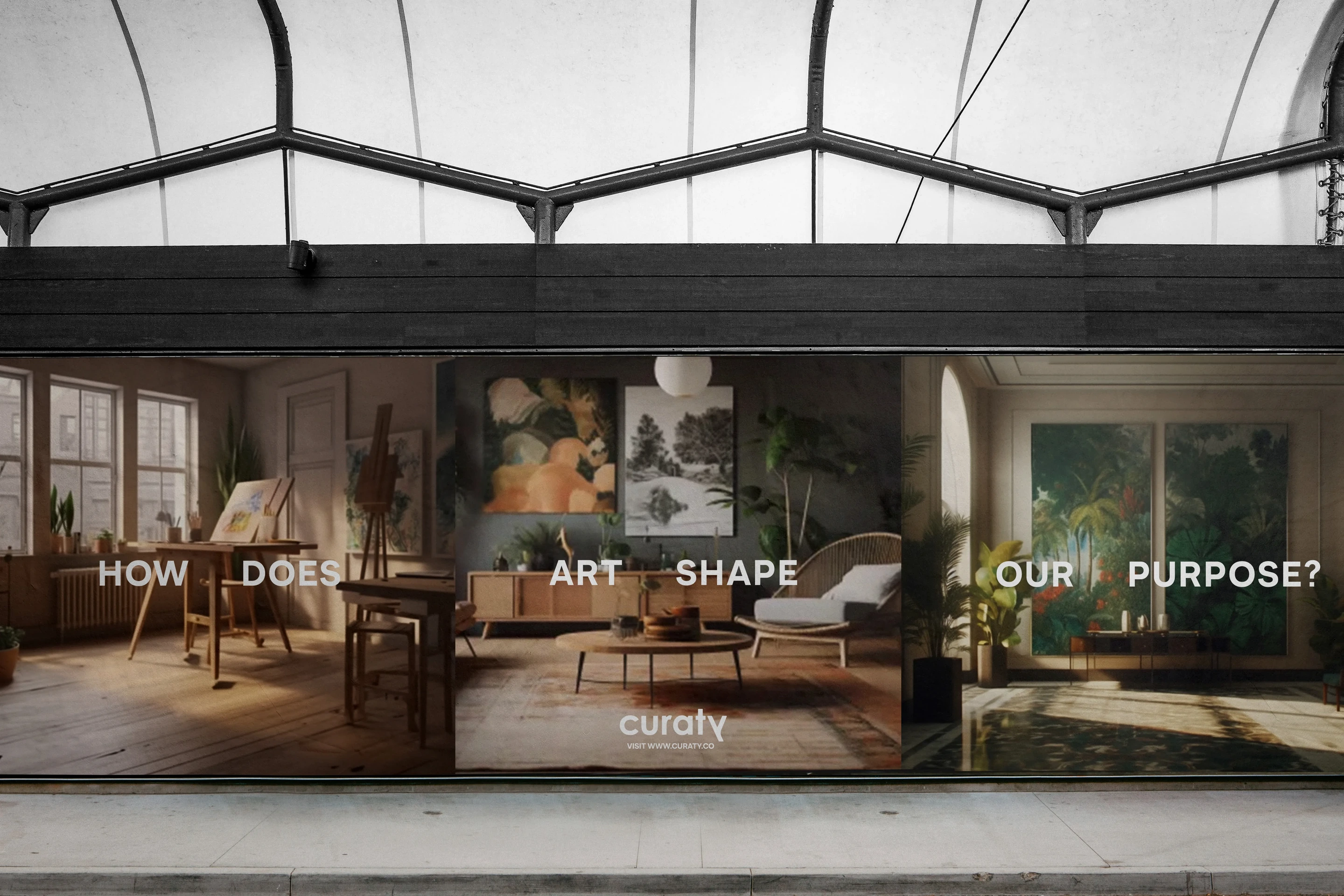 Curaty website design