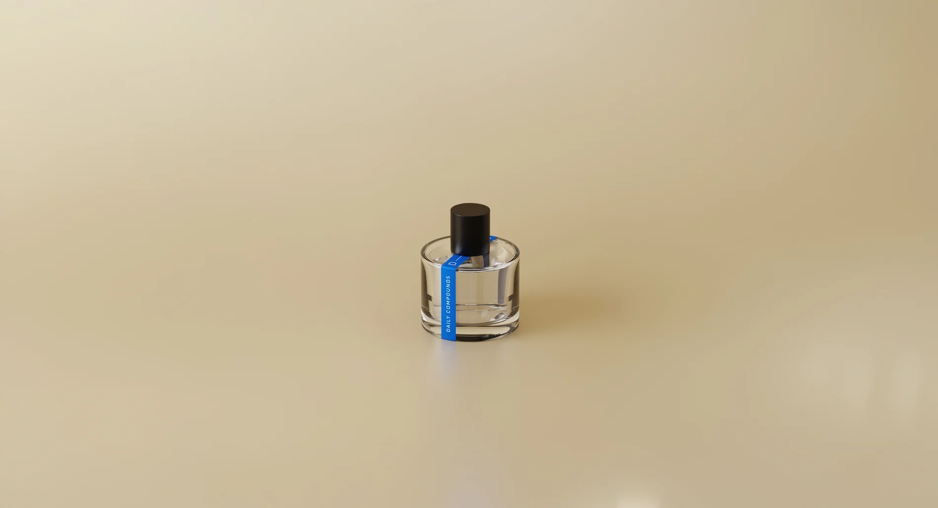 Daily Compounds bottle and label architecture by Yellow