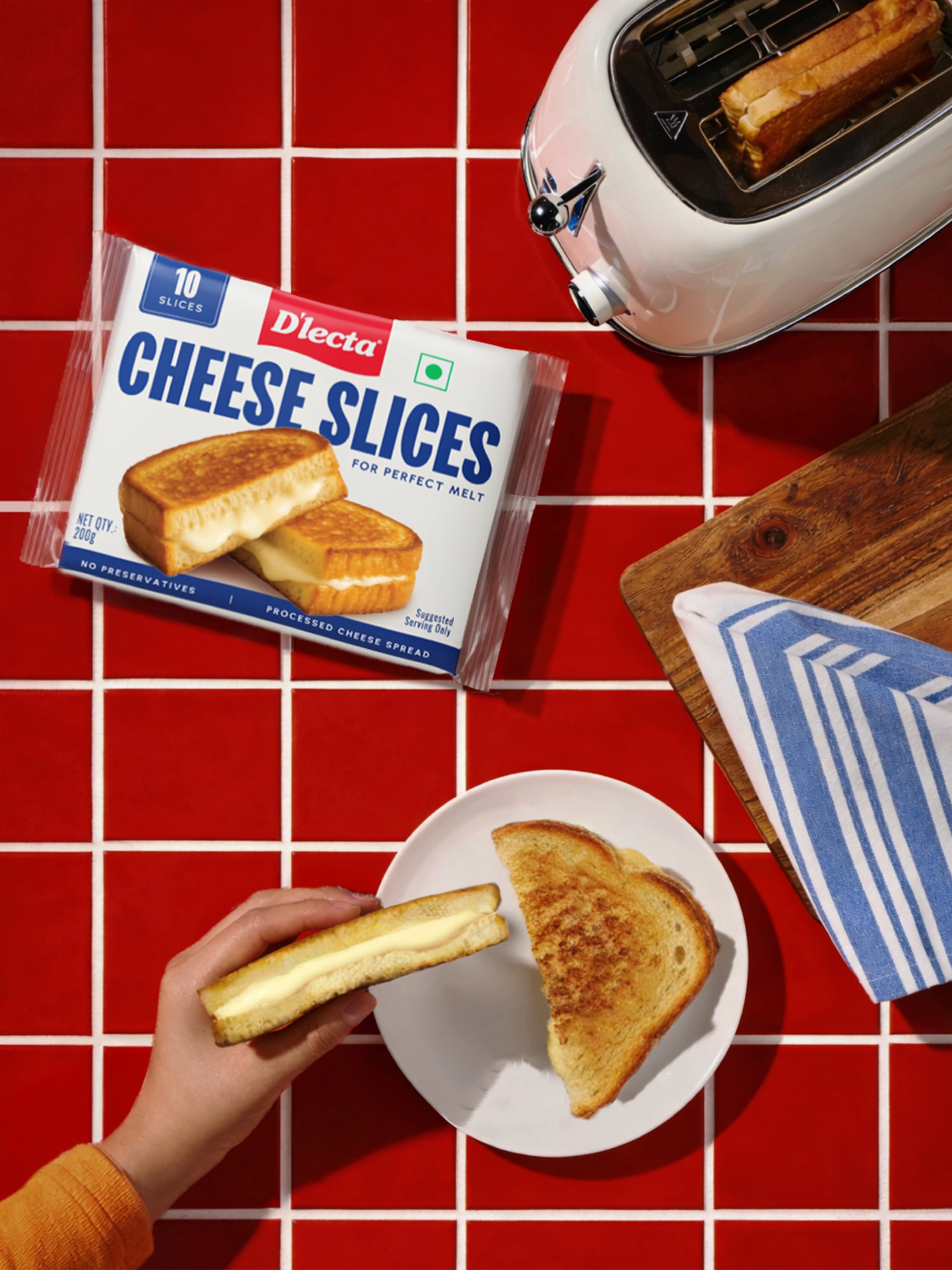 D&rsquo;lecta Processed Cheese Slices
