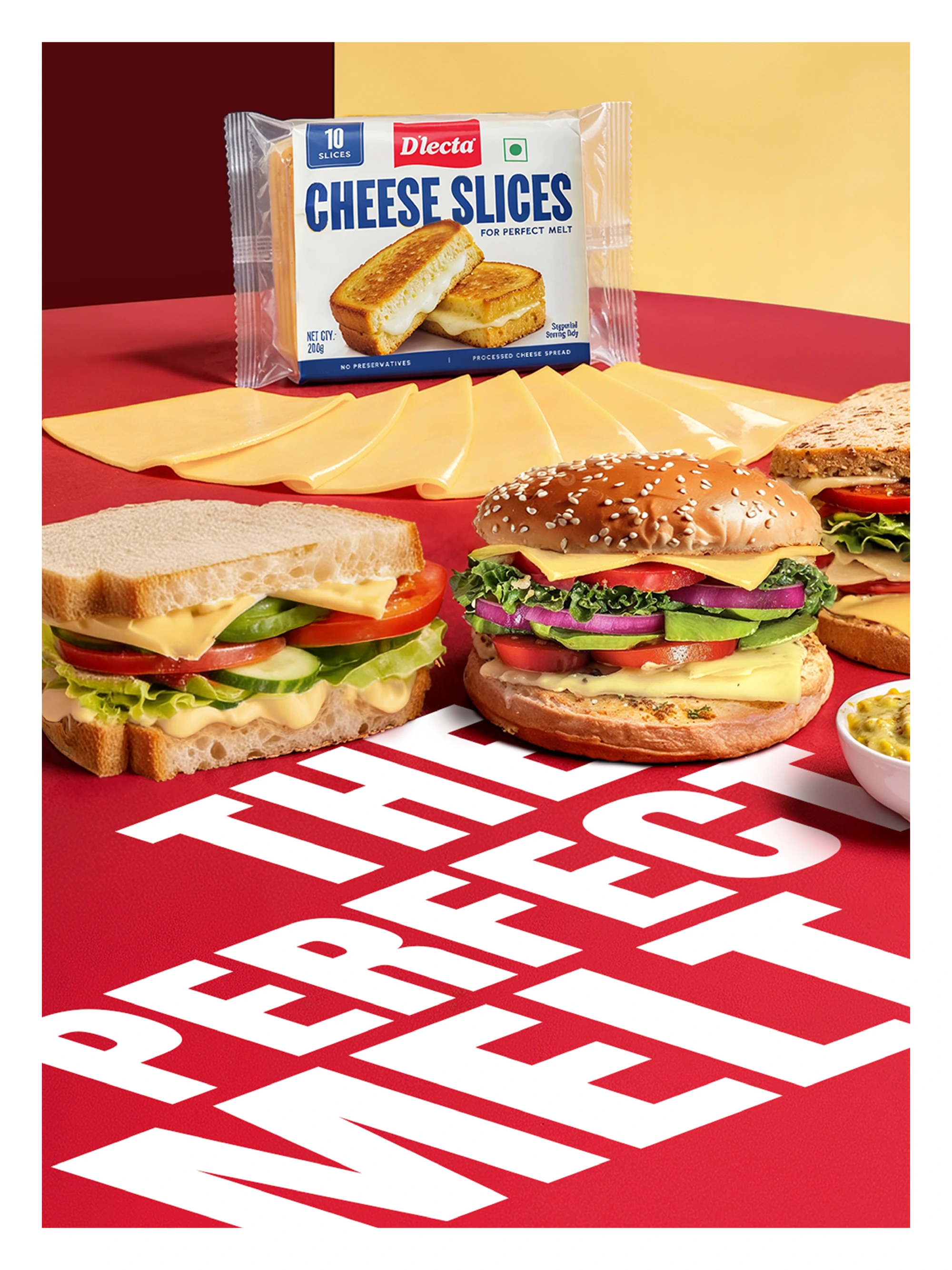 D&rsquo;lecta Processed Cheese Slices