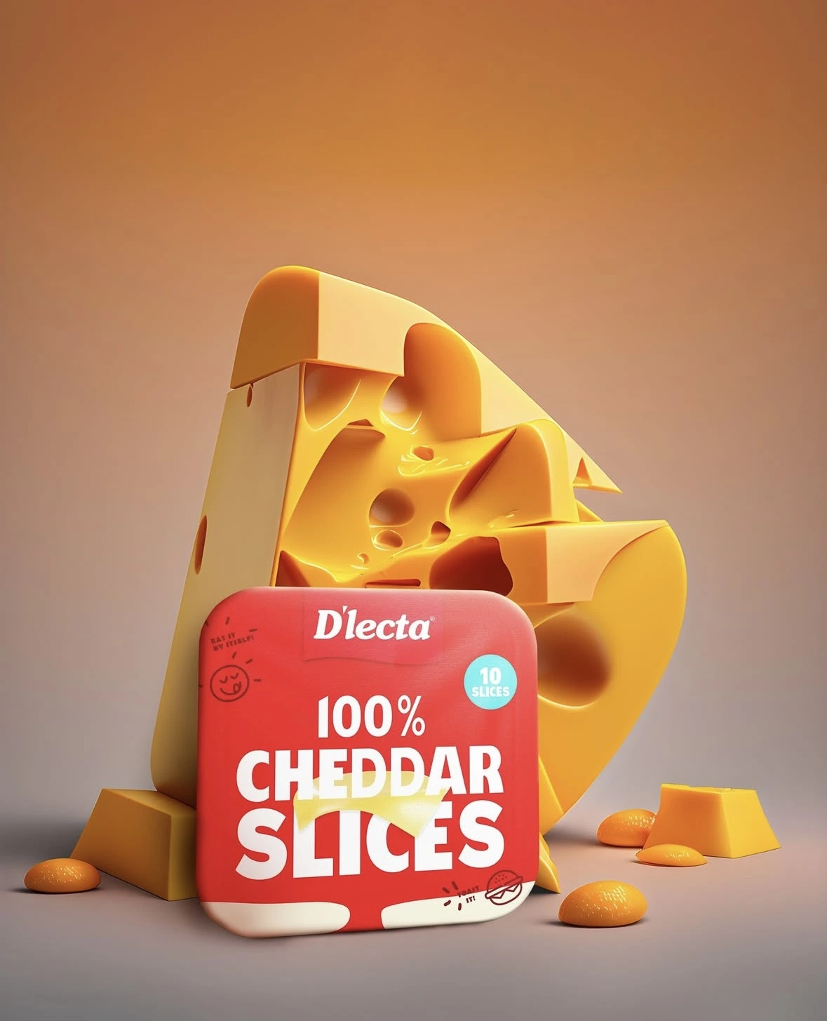 D&rsquo;lecta 100% Cheddar