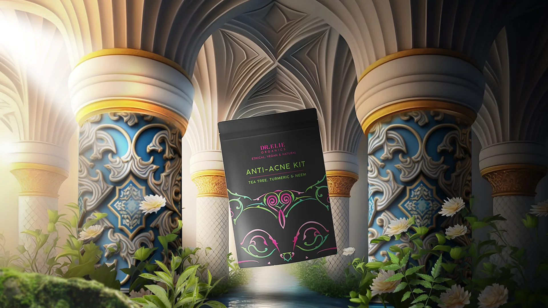 Dr Elie Organics art direction detail