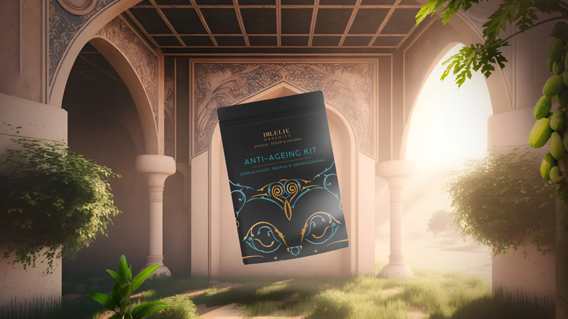 Dr Elie Organics art direction detail
