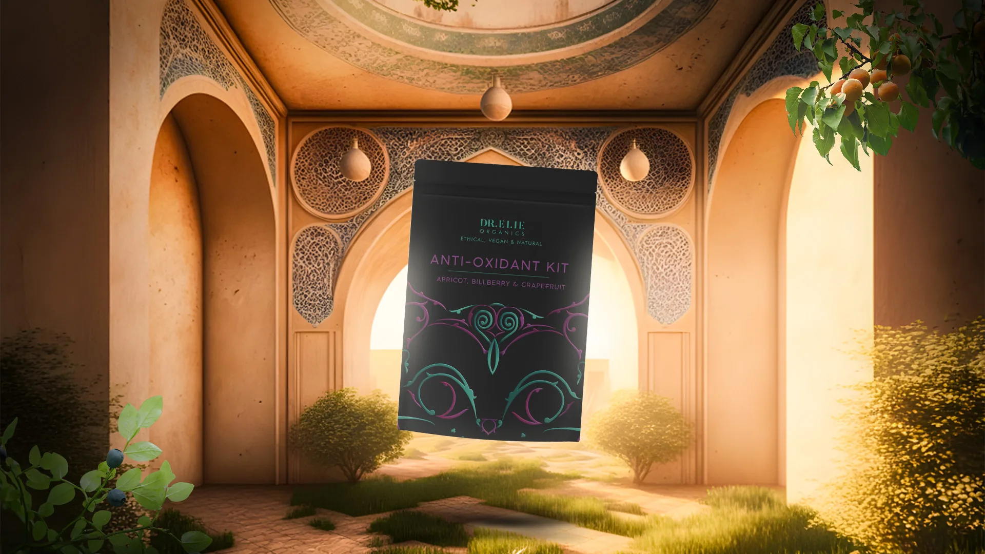 Dr Elie Organics art direction detail