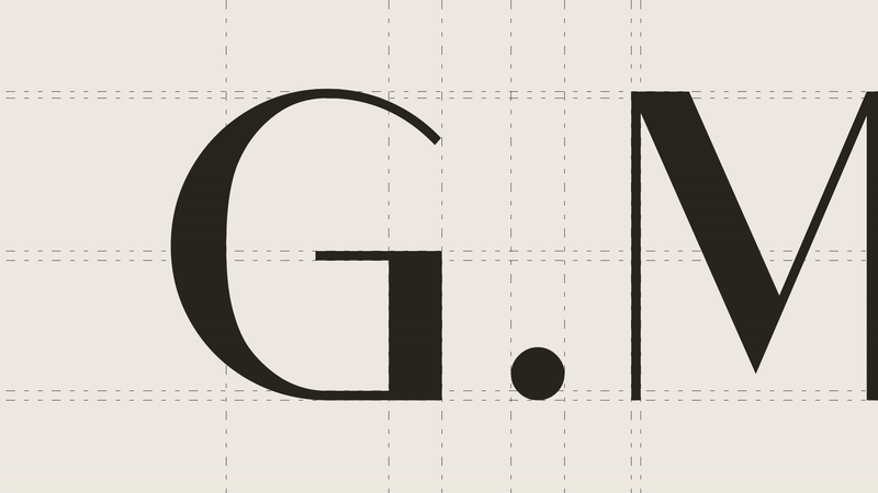 G.M. Syntex logo in motion