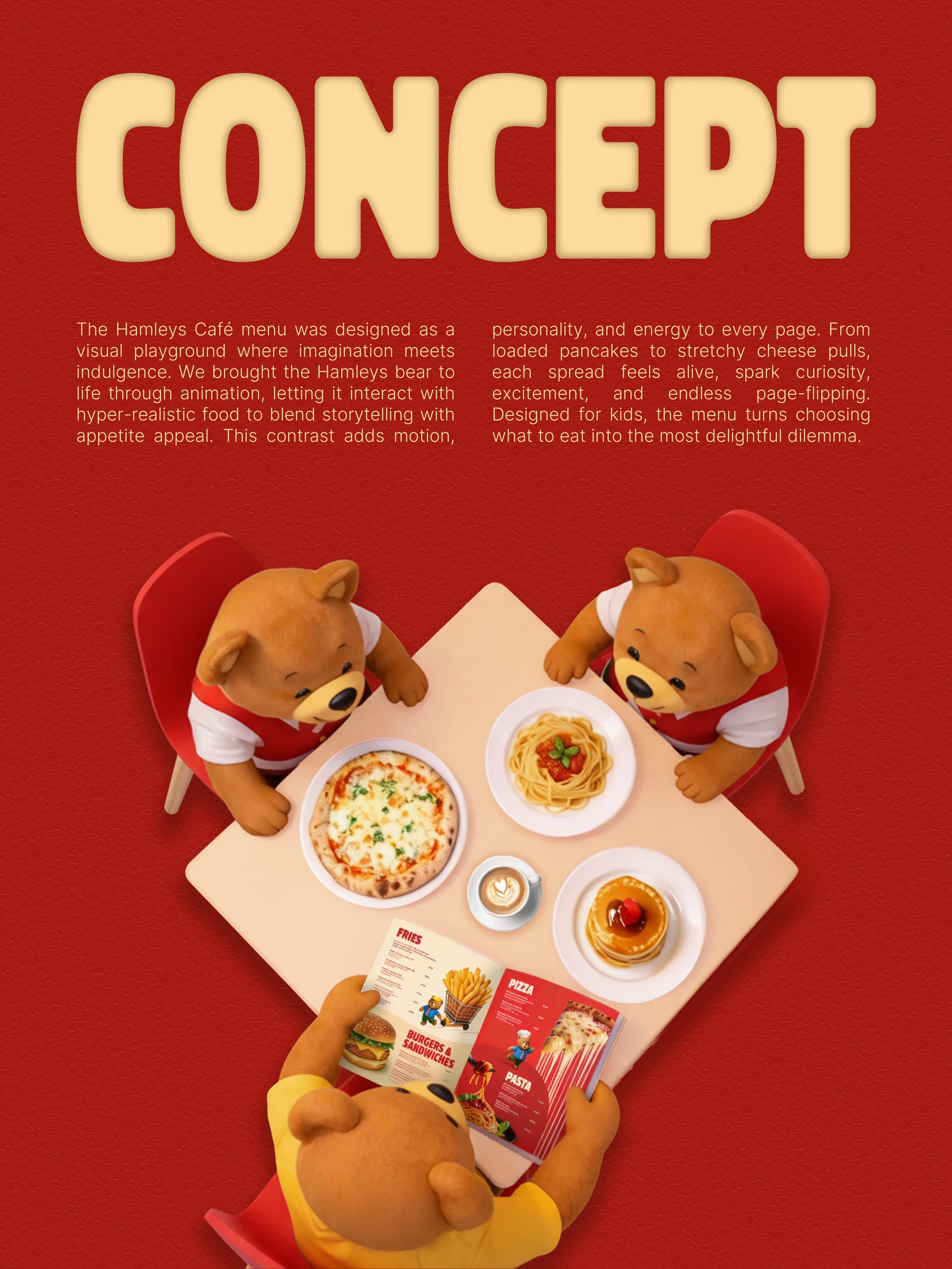 Hamleys Caf&eacute; identity system
