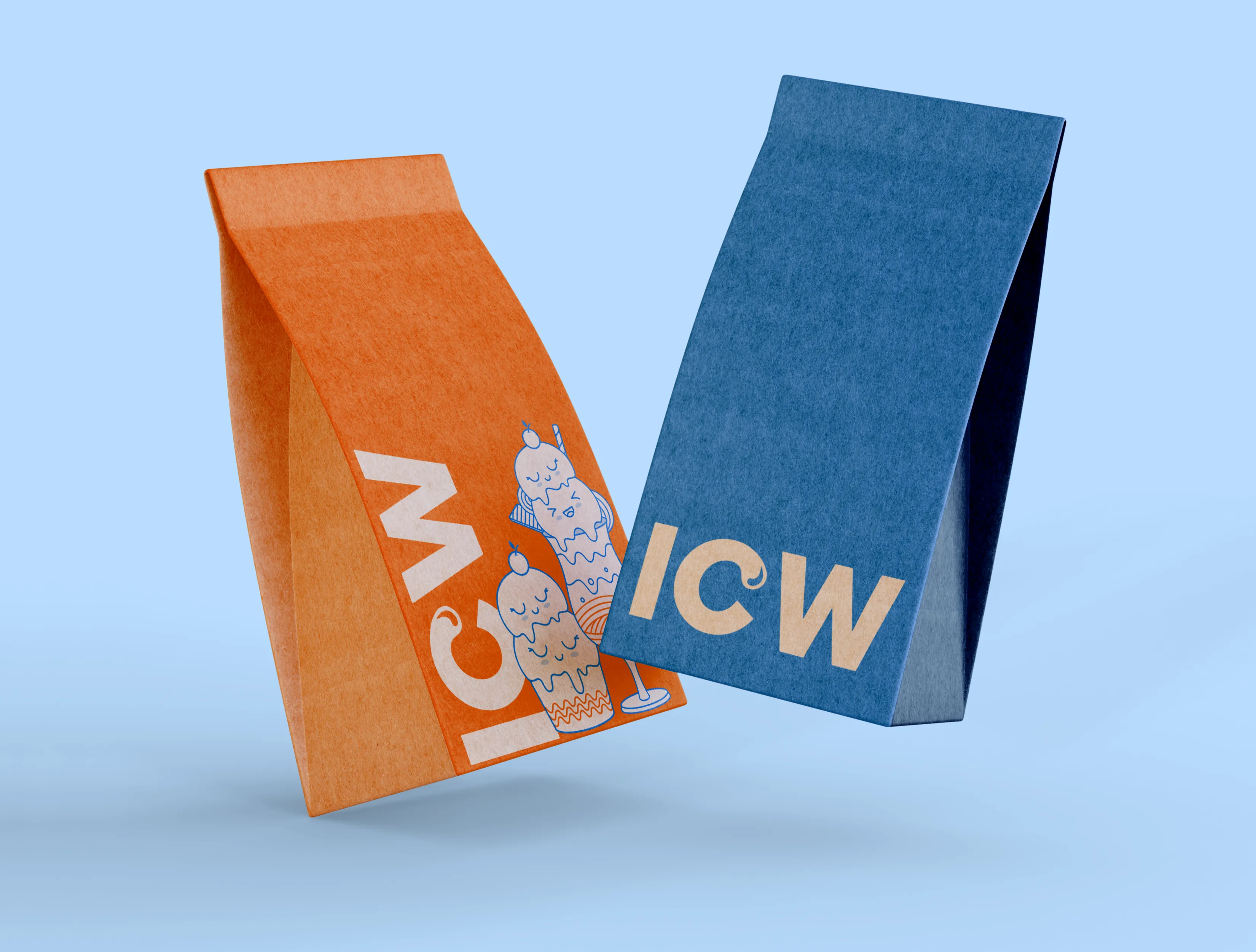 Ice Cream Works brand in application