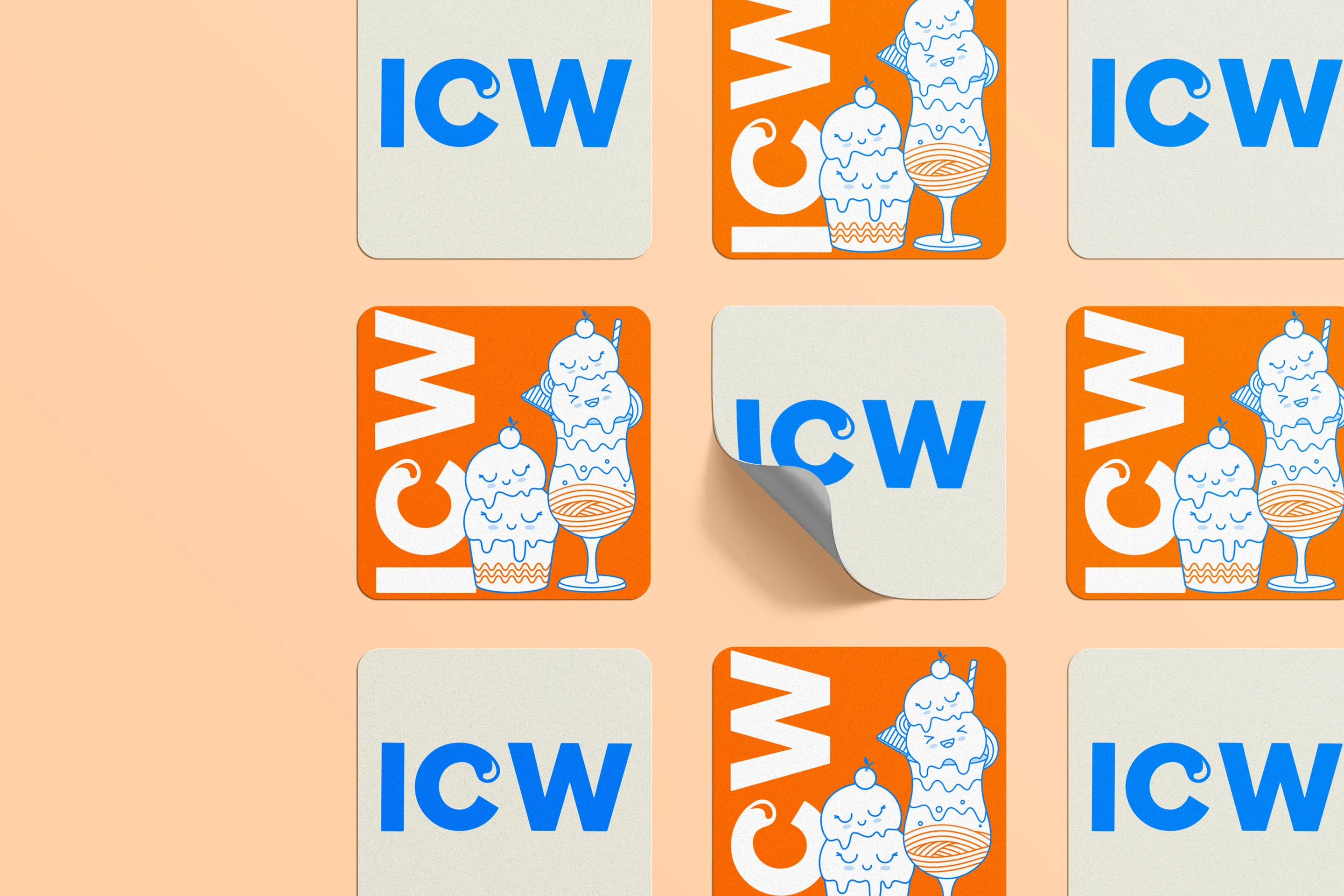 Ice Cream Works brand in application