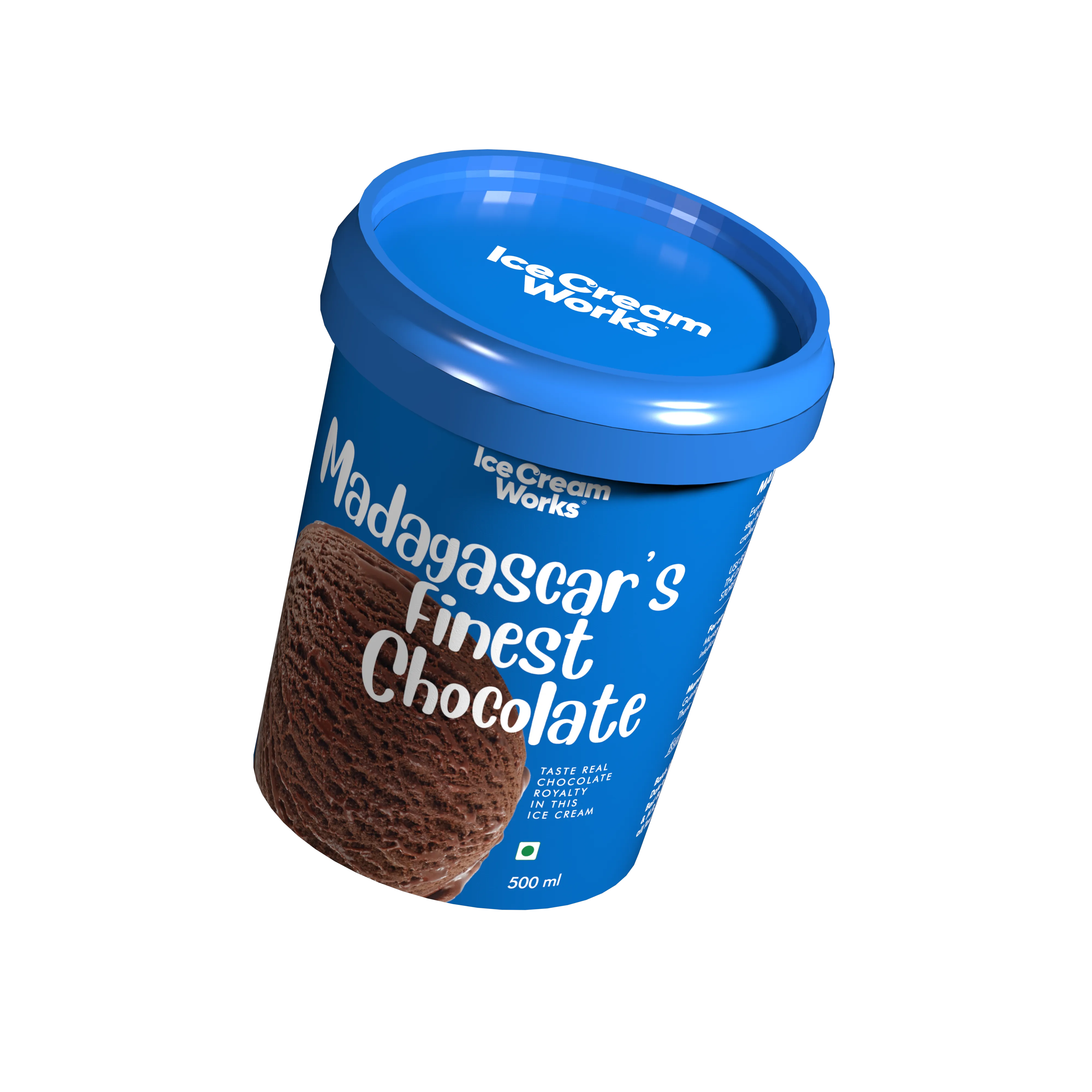 Ice Cream Works packaging render