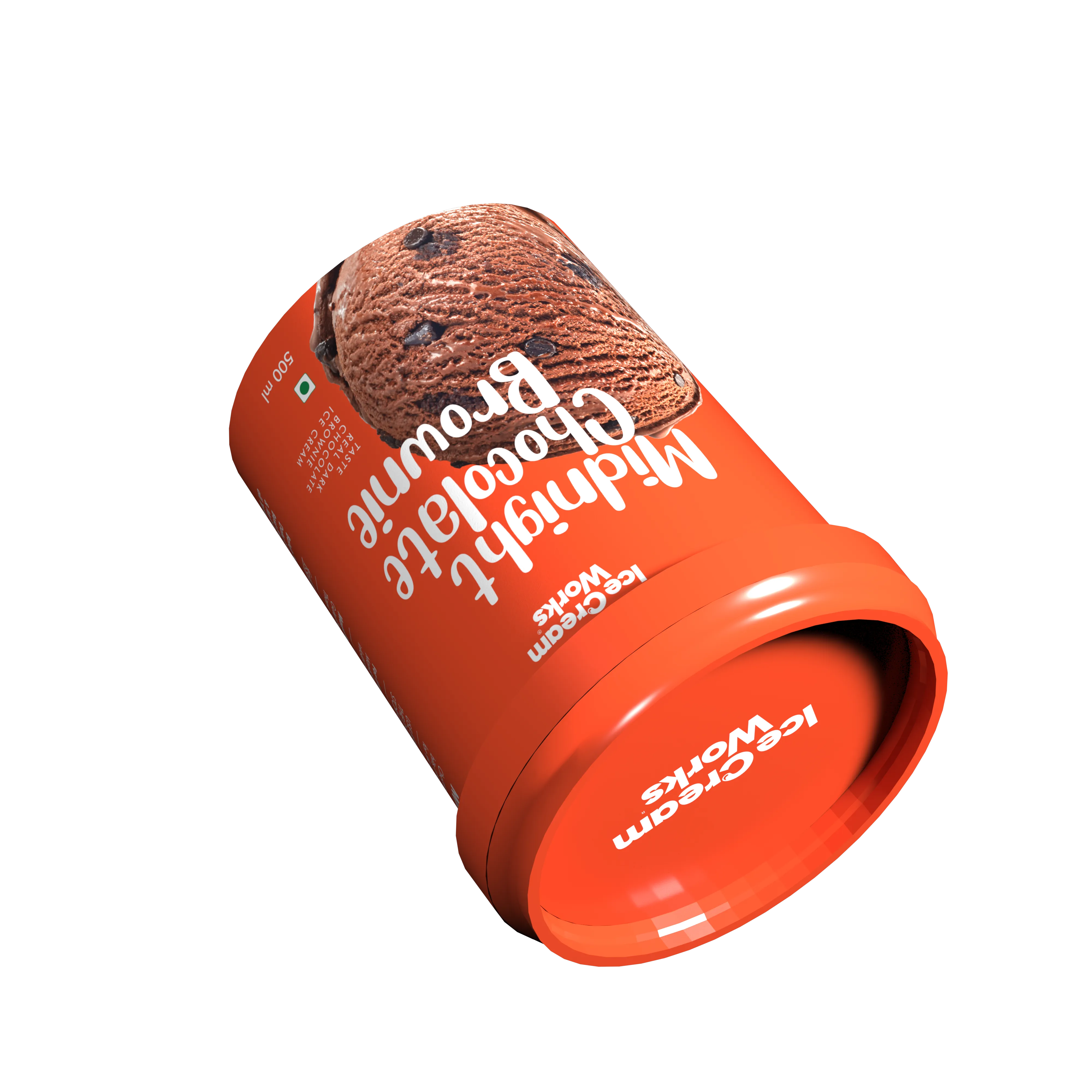 Ice Cream Works packaging render