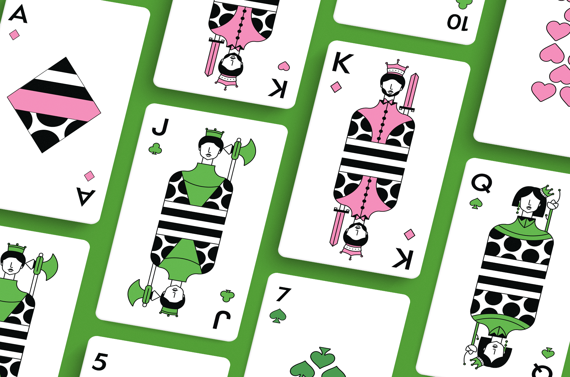 Kate Spade Diwali character cards