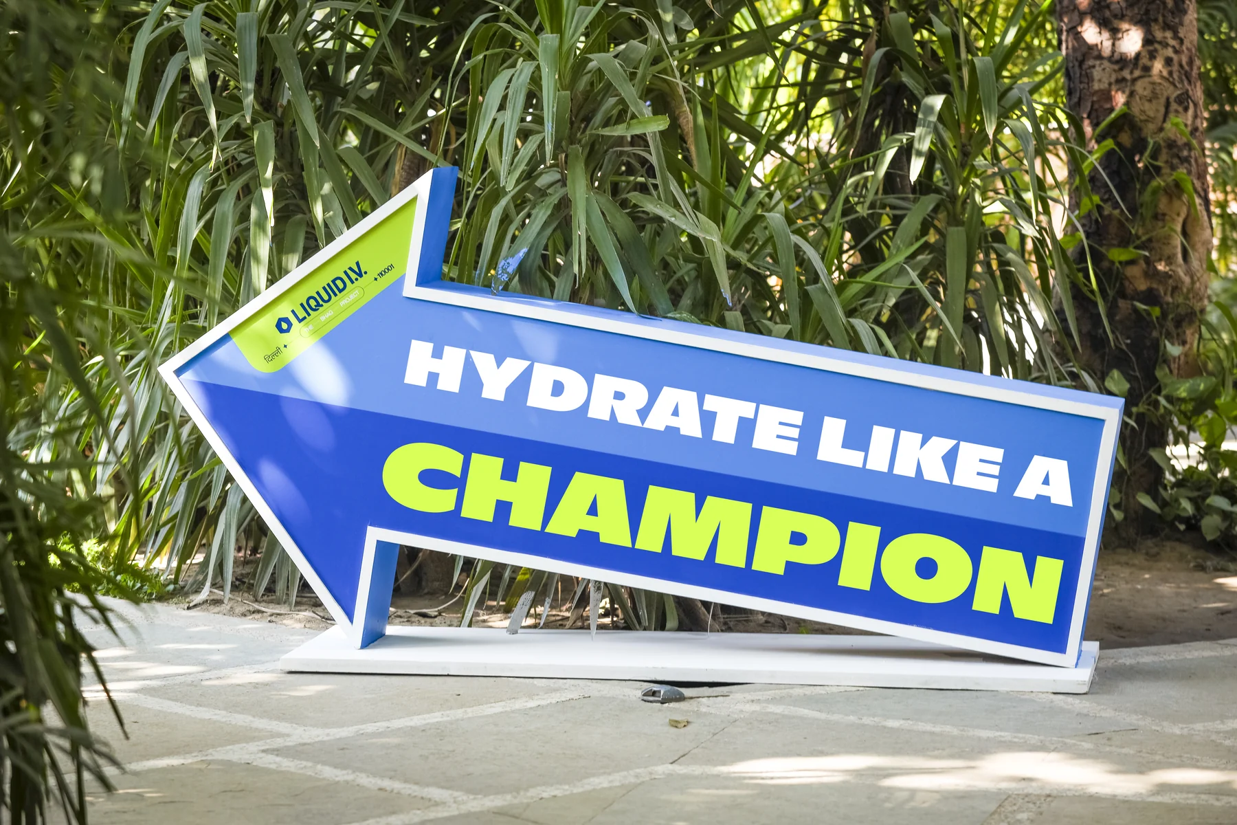 Liquid IV marathon activation