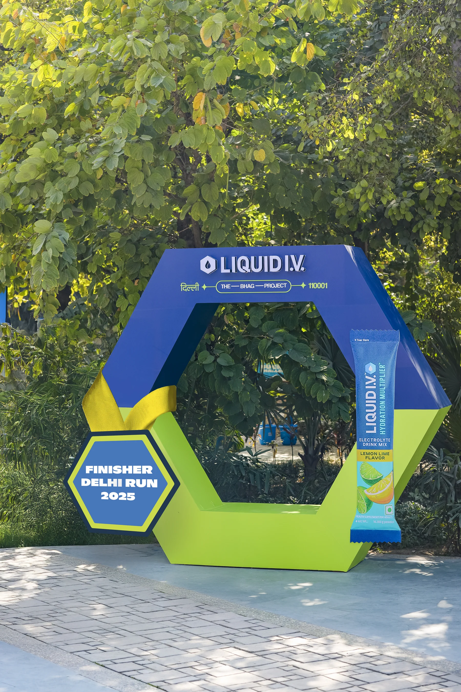 Liquid IV marathon activation