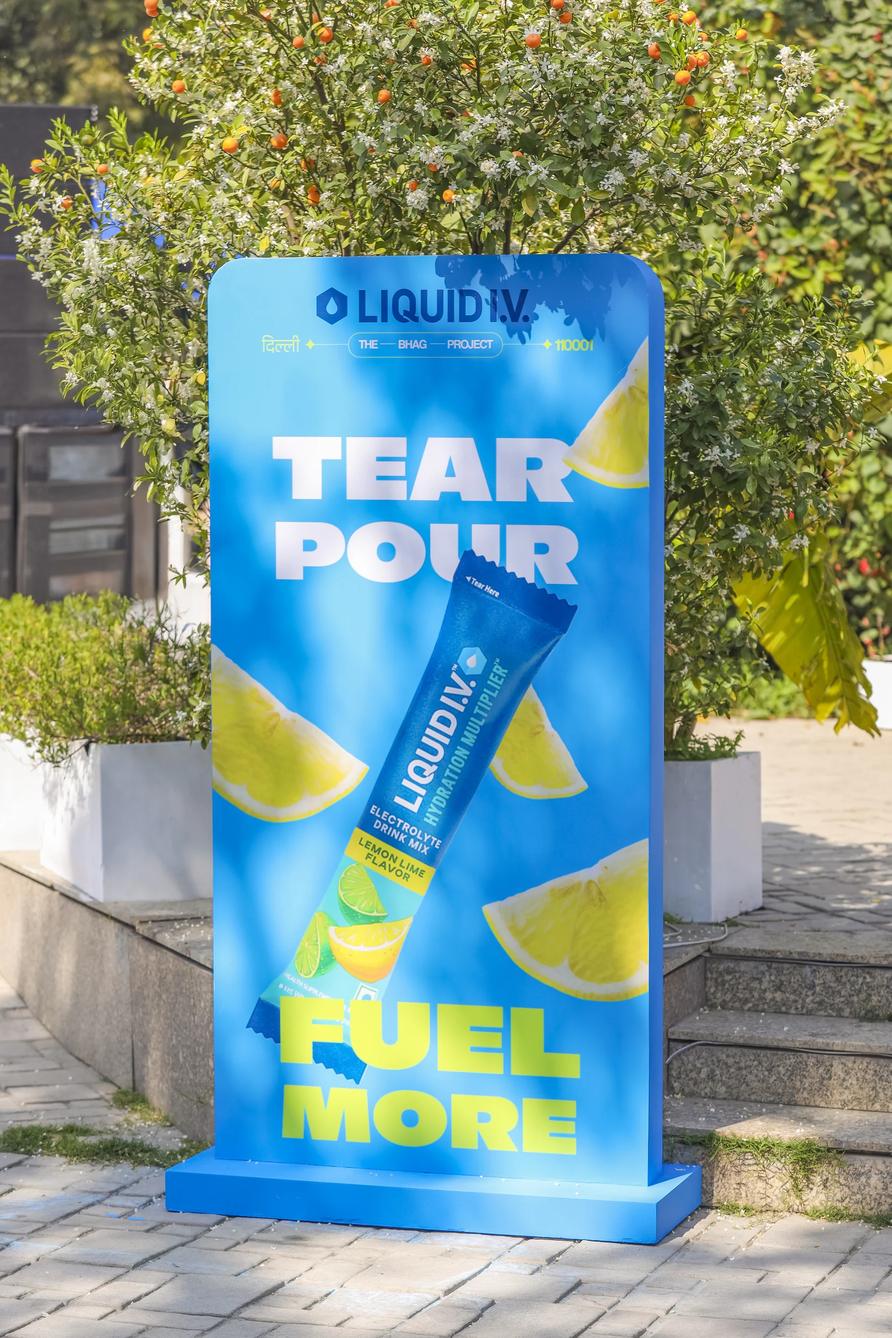 Liquid IV marathon activation