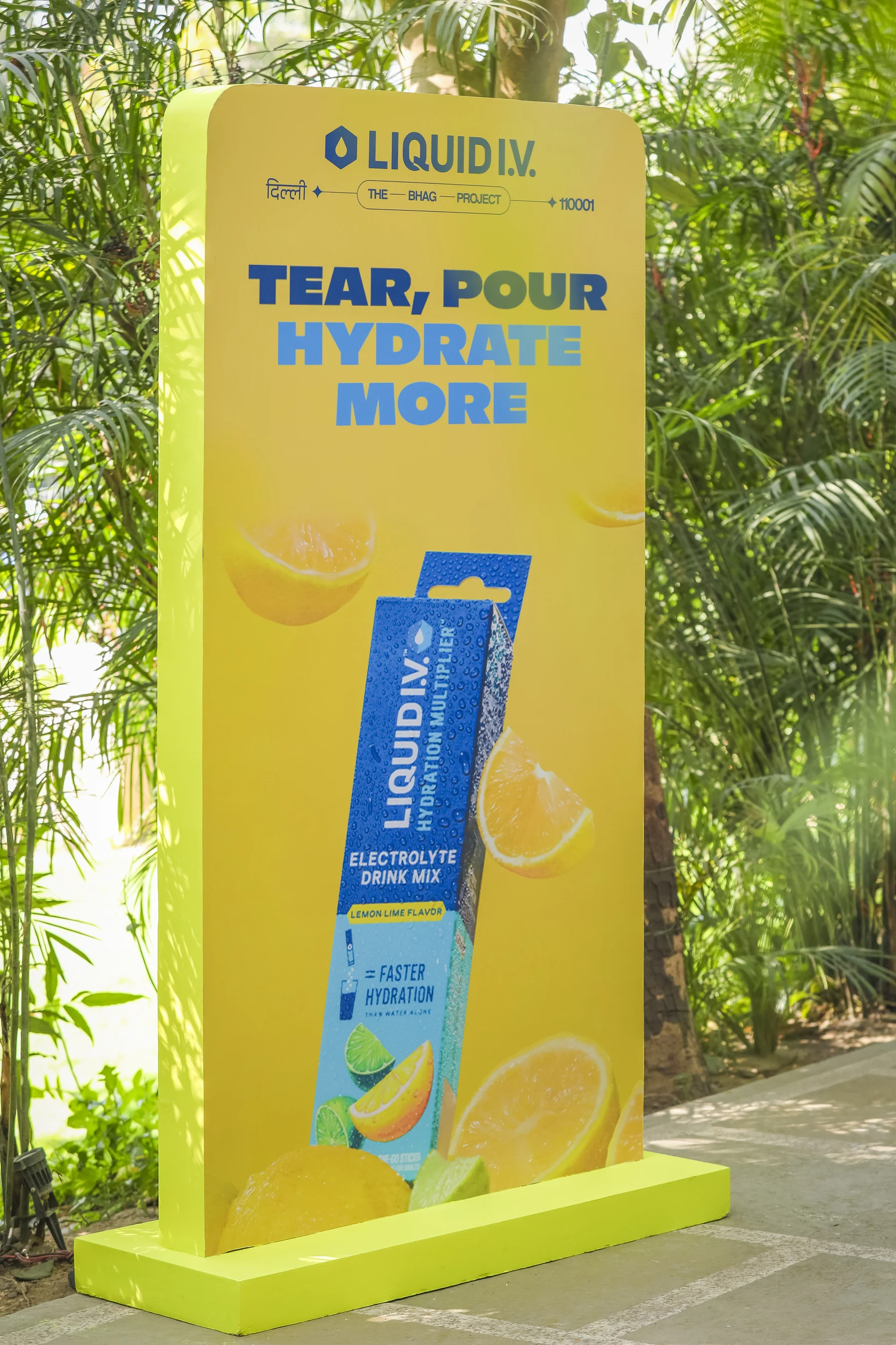 Liquid IV marathon activation