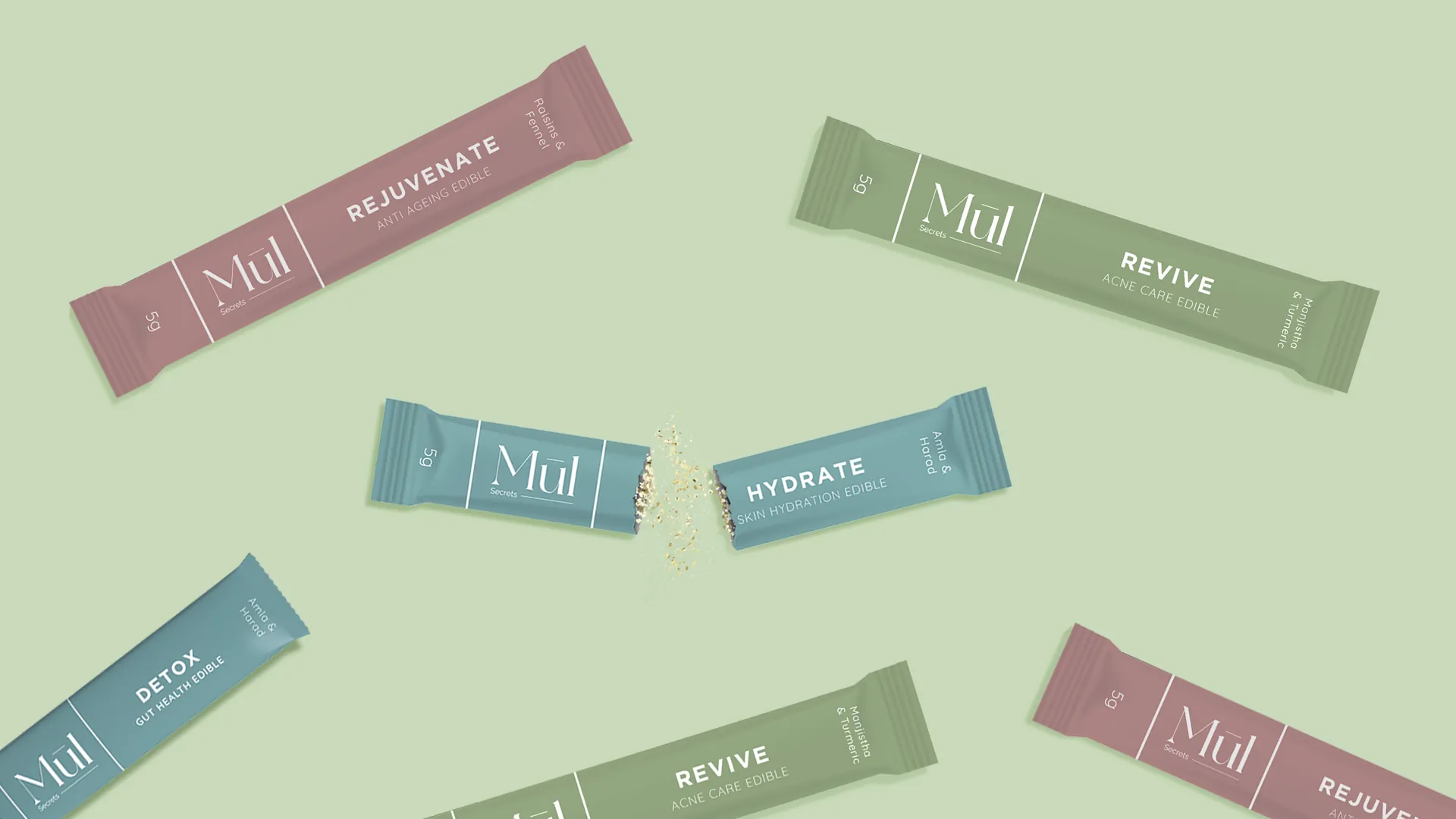 M&umacr;l Secrets brand system