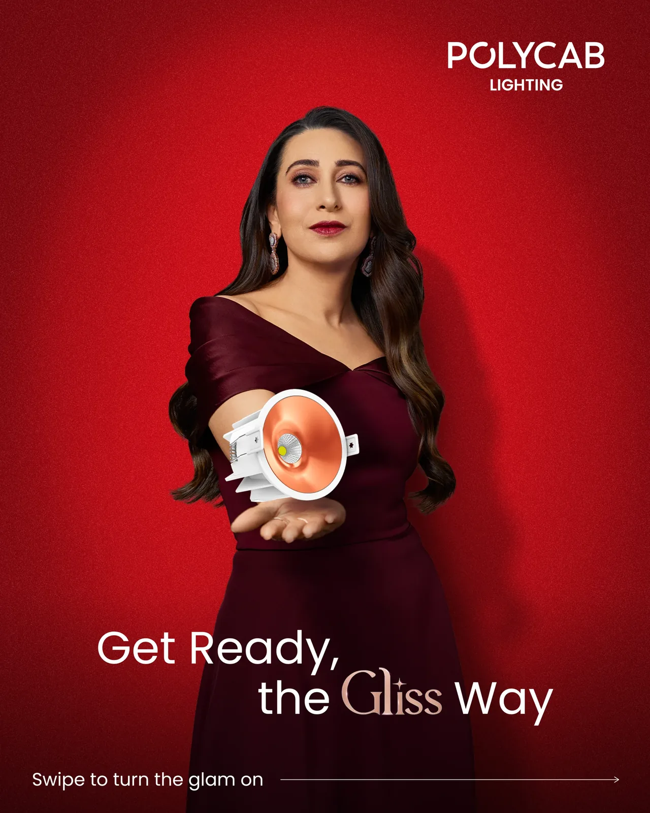 Polycab Gliss with Karishma Kapoor, campaign still