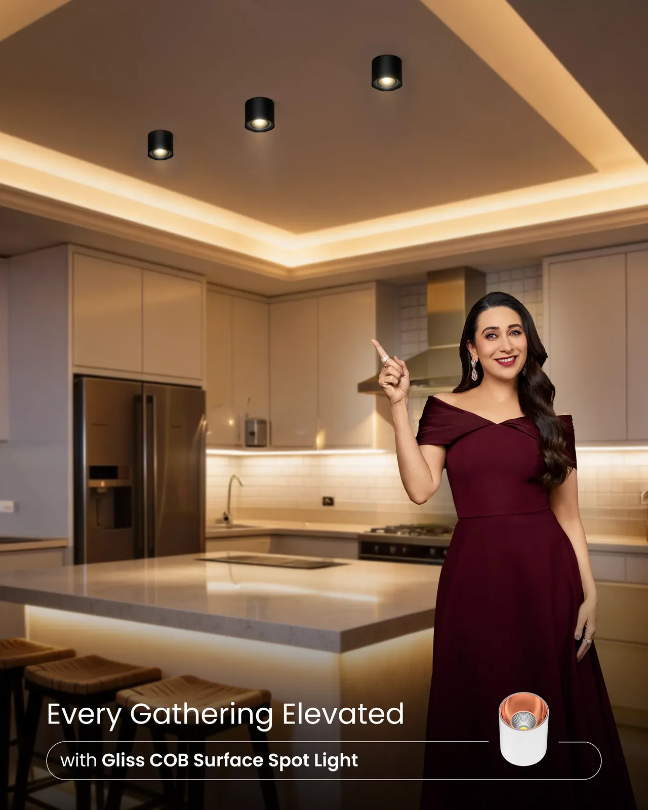 Polycab Gliss with Karishma Kapoor, campaign still