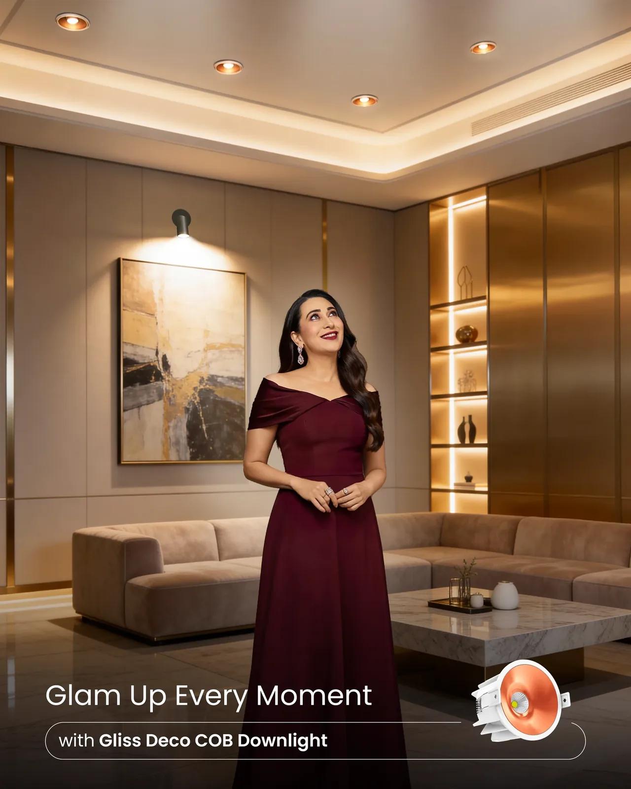 Polycab Gliss with Karishma Kapoor, campaign still
