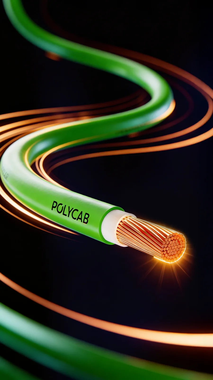 Polycab green wires key visual