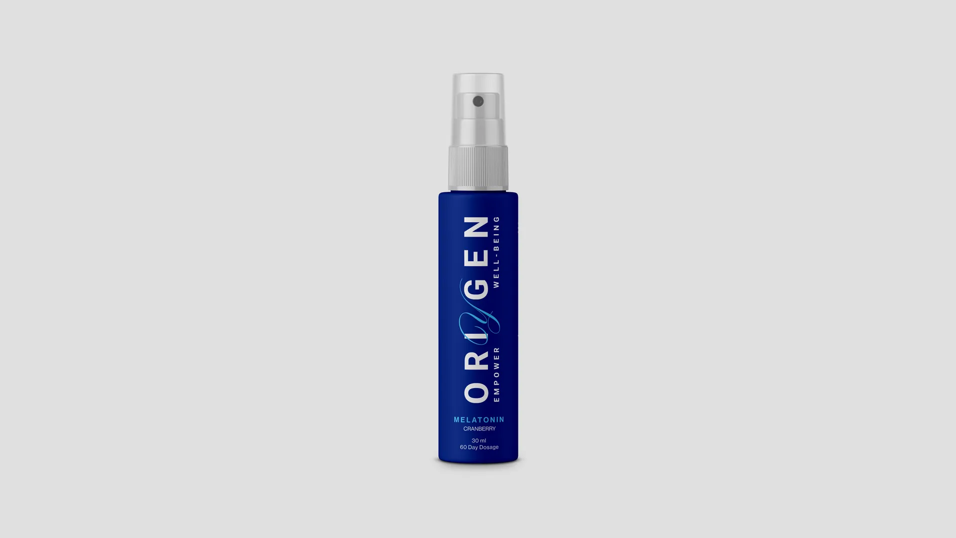 Oriygen vitamin spray in hand