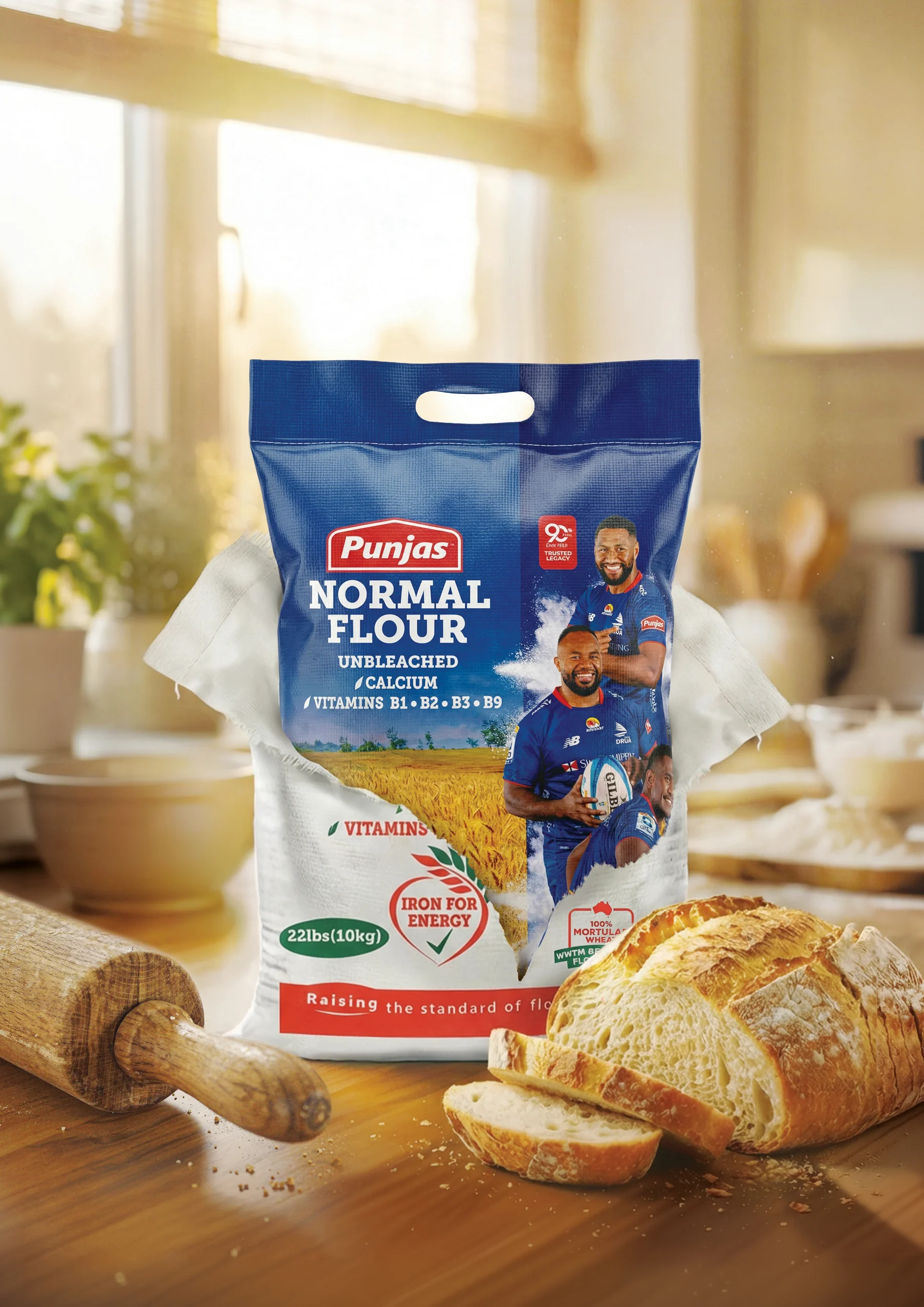 Punjas Flour retail launch poster