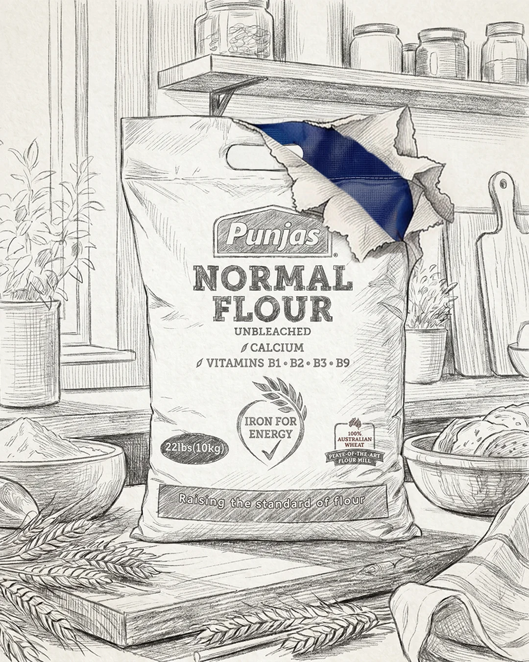 Punjas Flour social creative