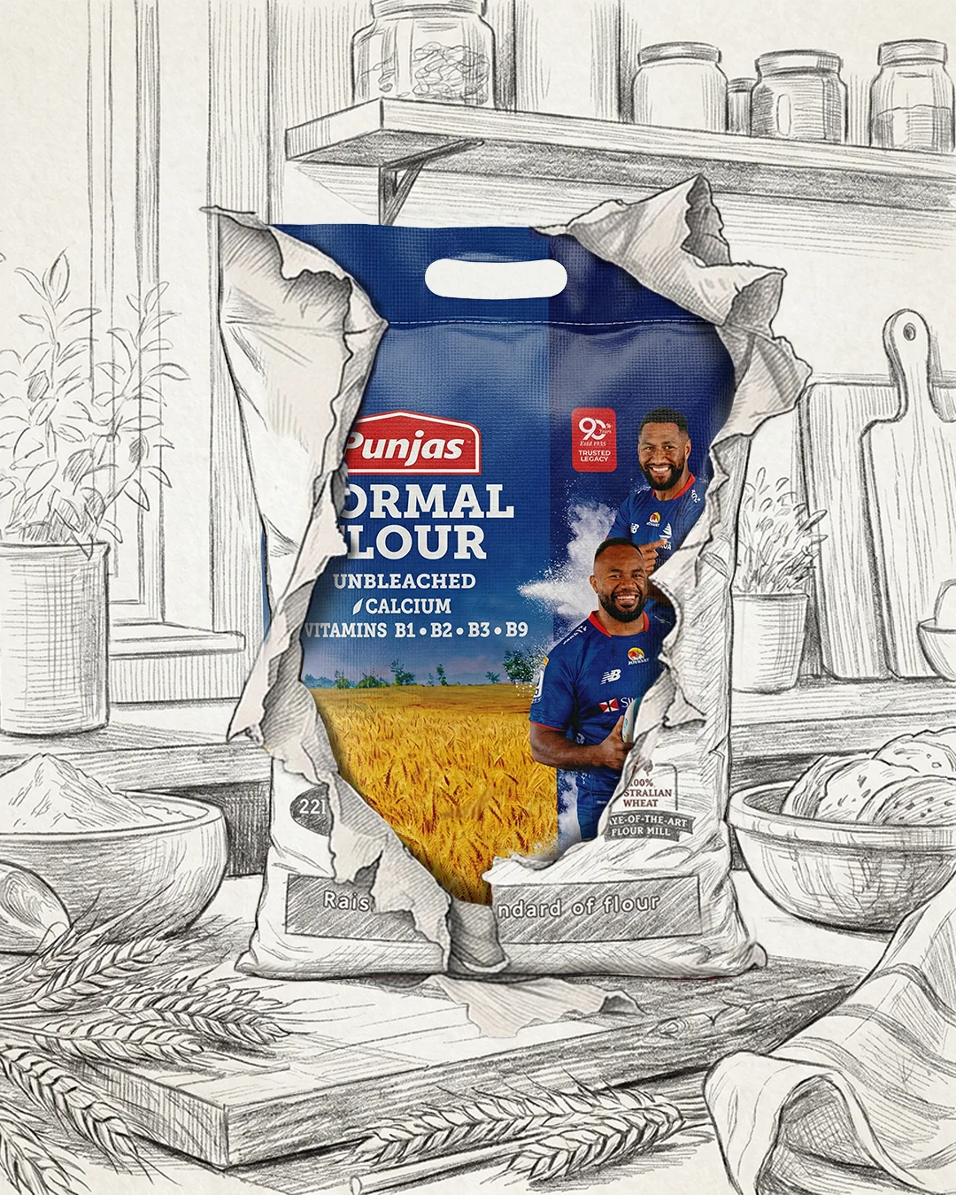 Punjas Flour social creative