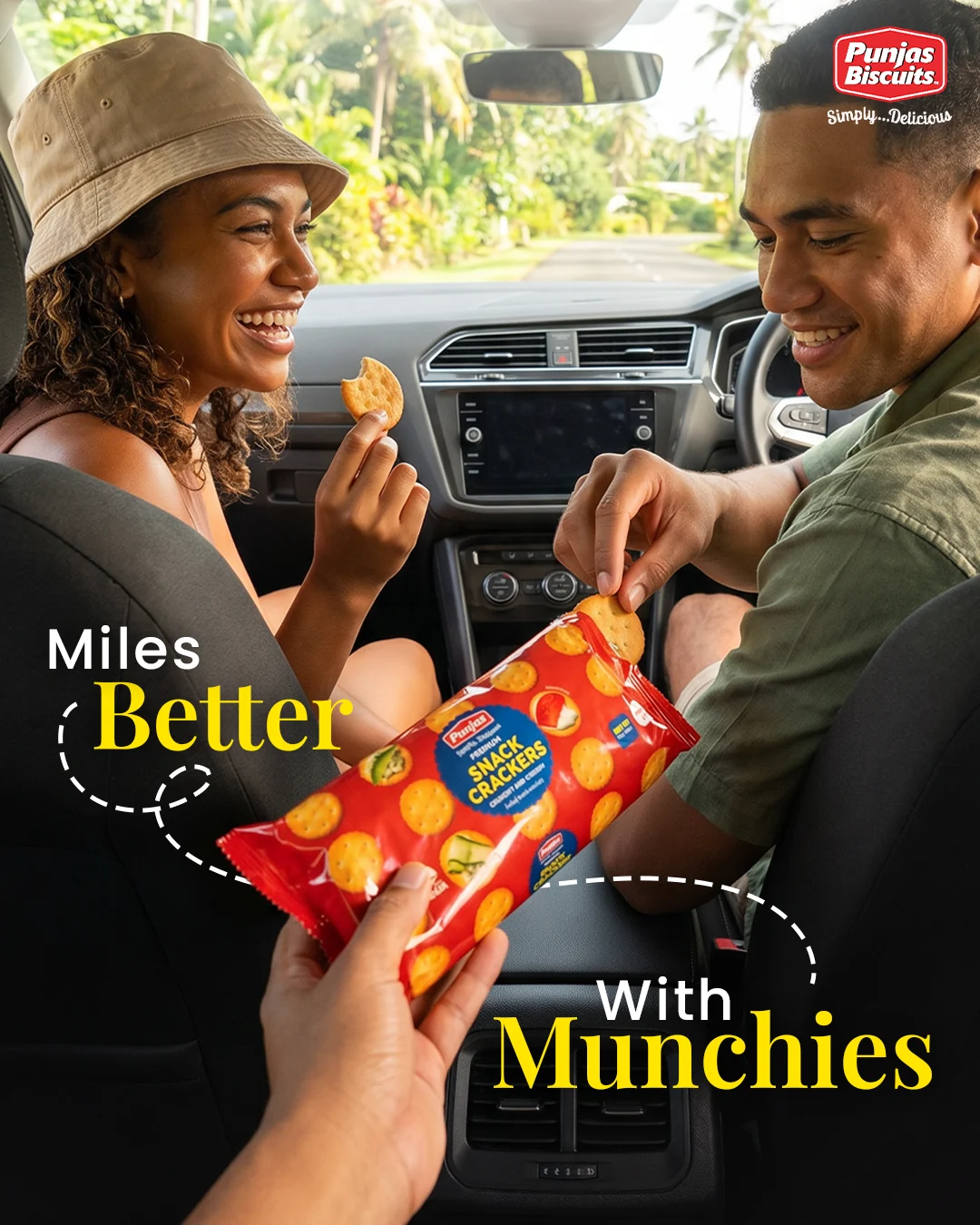 Punjas Snack Crackers social creative