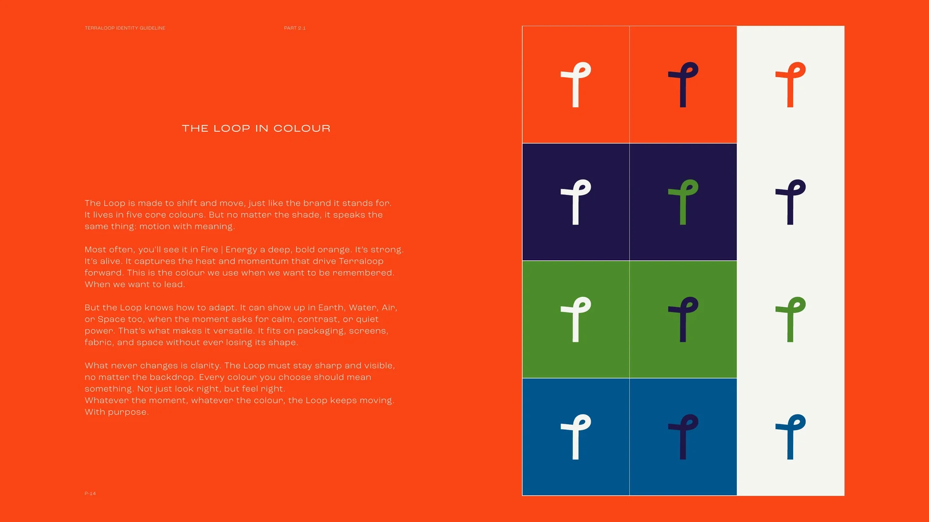 Terraloop, the Loop in the element colours
