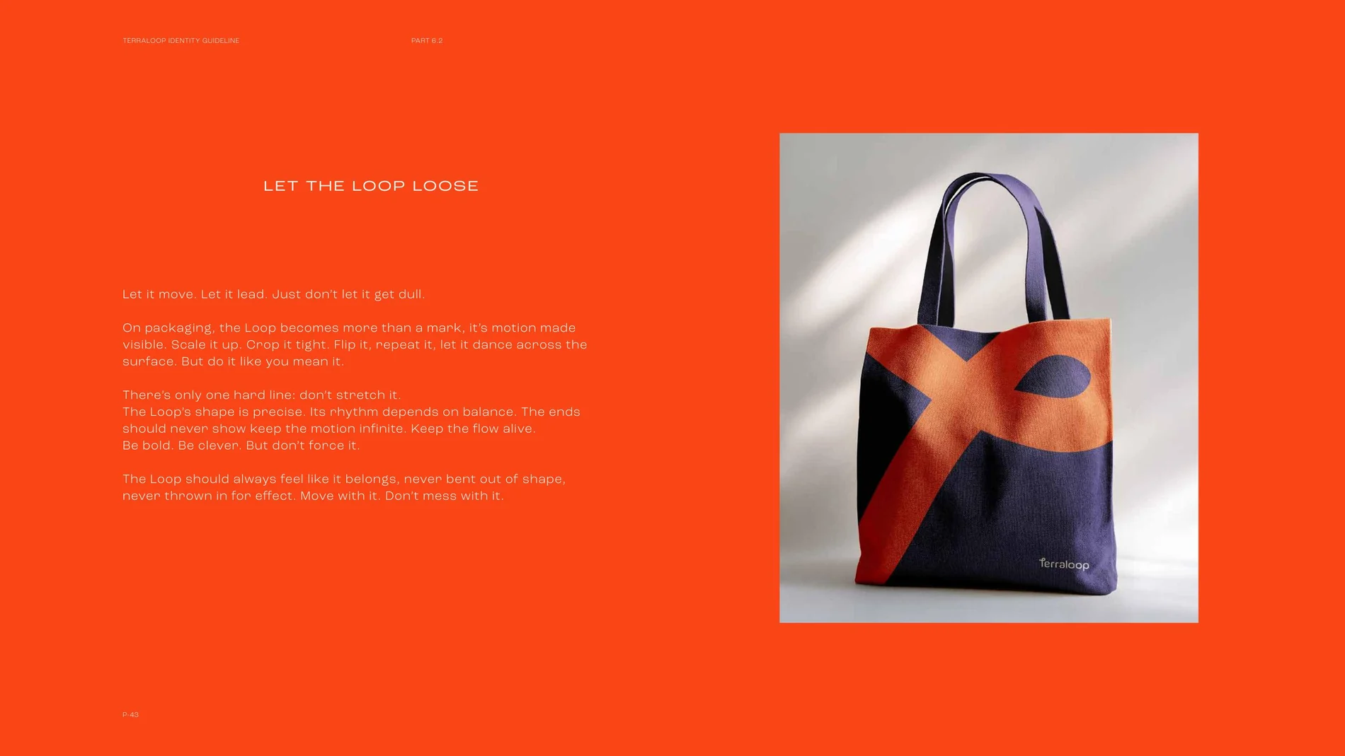 Terraloop product, tote bag