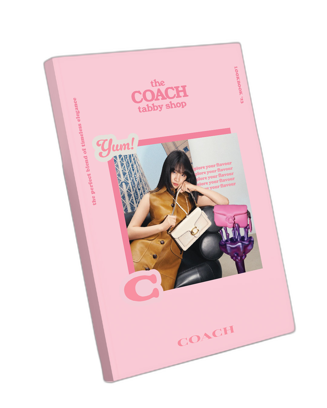 Coach Tabby in powder pink, mini